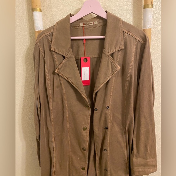 Western style lightweight jacket by Wearables. Size Large.  NWT - Picture 5 of 6